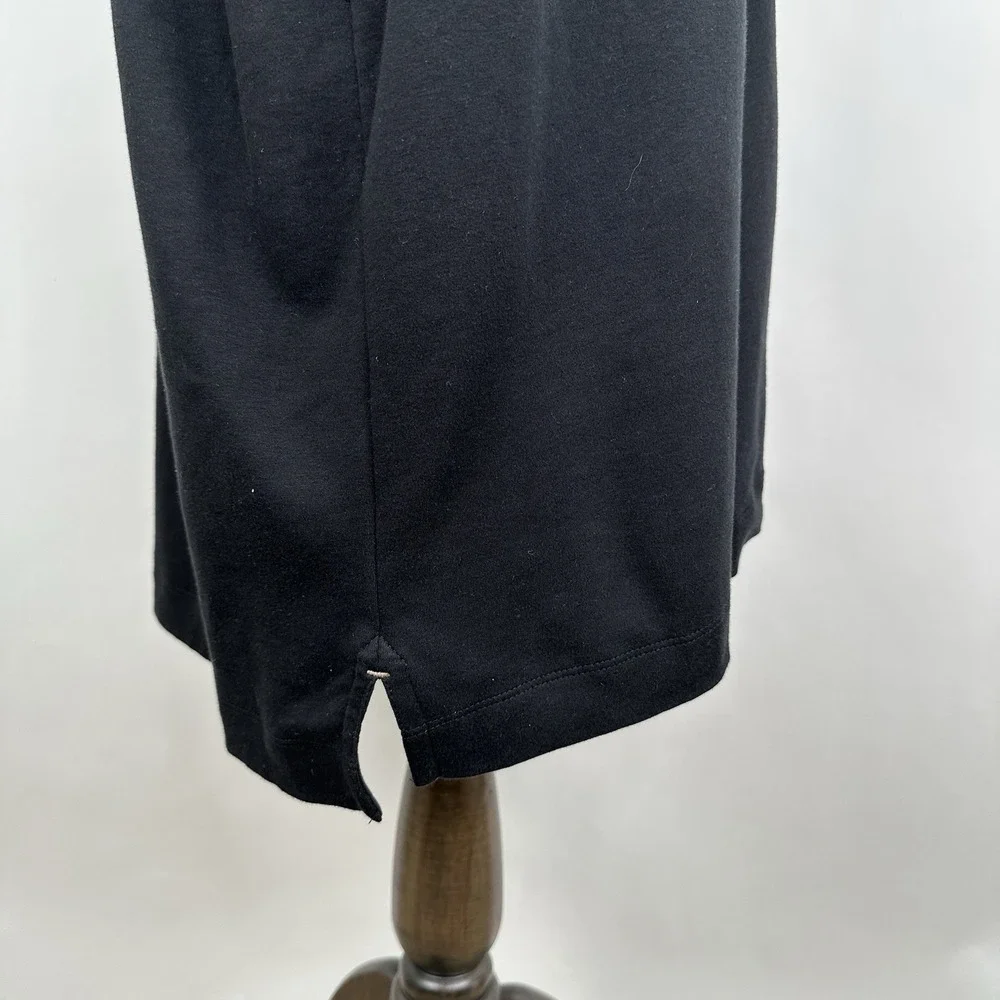 NWT Banana Republic Luxury Touch Shirt XXL TALL Black Tan Cotton‎ Polo Collar